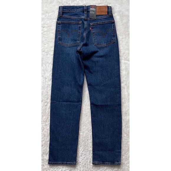 NWT Levi’s Wedgie Straight High Rise Jean in Salsa Charleston Outlasted, 24 X 28 - Picture 11 of 16